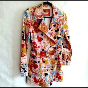 Vintage cotton Fiorucci jacket size small with belt